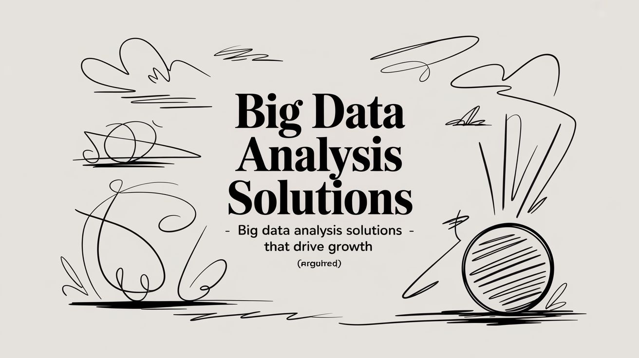 Image for Big Data Analysis Solutions That Drive Growth