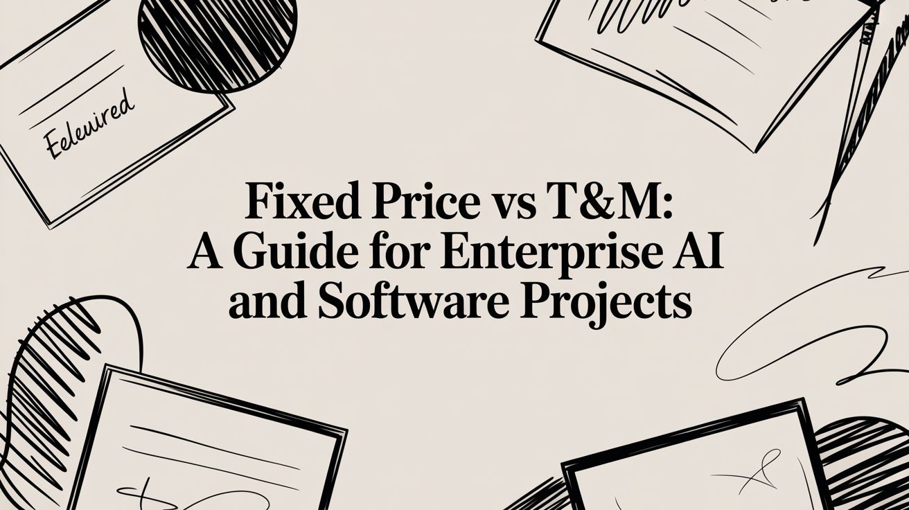 Image for Fixed Price vs T&M: A Guide for Enterprise AI and Software Projects