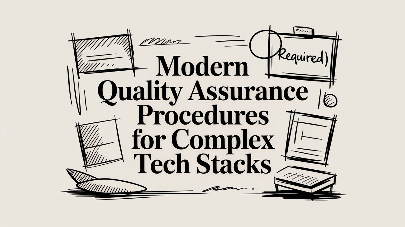 Image for A Guide to Modern Quality Assurance Procedures