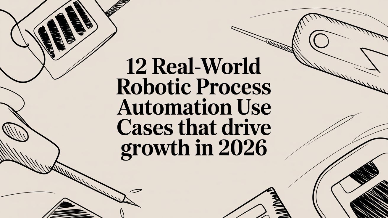 Image for 12 Real-World Robotic Process Automation Use Cases That Drive Growth in 2026