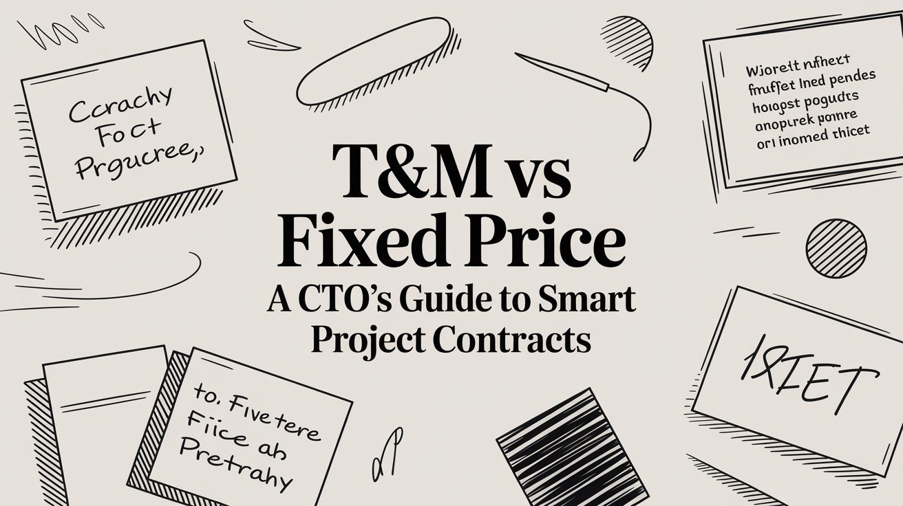 Image for T&M vs Fixed Price: A CTO's Guide to Smart Project Contracts